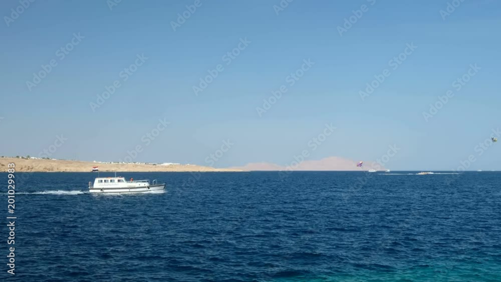 the sea and white motor yacht, sand beach with sun umbrellas at sunset, Yacht Vacation Vast Seascape, white motor yacht at sea at sunset, sea resort the sea and white motor yacht, sand beach with sun umbrellas at sunset, Yacht Vacation Vast Seascape, white motor yacht at sea at sunset, sea resort