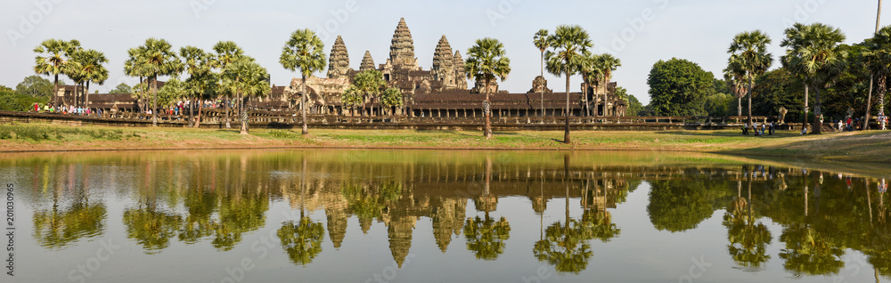 Angkor Wat temple at Siem Reap, Cambodia.