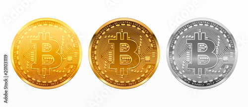 Vector collection of crypto currency blockchain flat logo coins, isolated on white background: Bitcoin, Dash, Dogecoin, Emercoin, Ethereum, Icon, Lisk, Nem, Monero, Ripple, Siacoin, Tenx ...