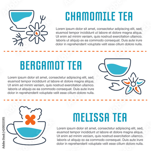 Website Banner and Landing Page of Herbal Tea.