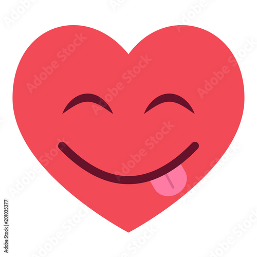 Herz Emoji frech
