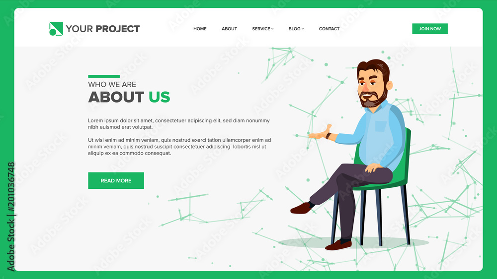 Web Page Design Vector. Business Style. Front End Site Scheme. Cartoon People. Benefits Scheme. Illustration Web Page Design Vector. Business Style. Front End Site Scheme. Cartoon People. Benefits Scheme. Illustration
