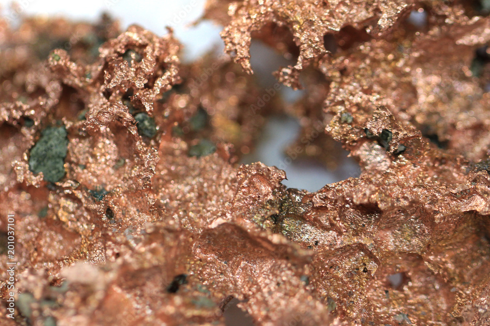 copper metal mineral texture