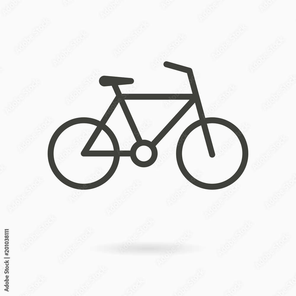 Bicycle - vector icon Bicycle - vector icon