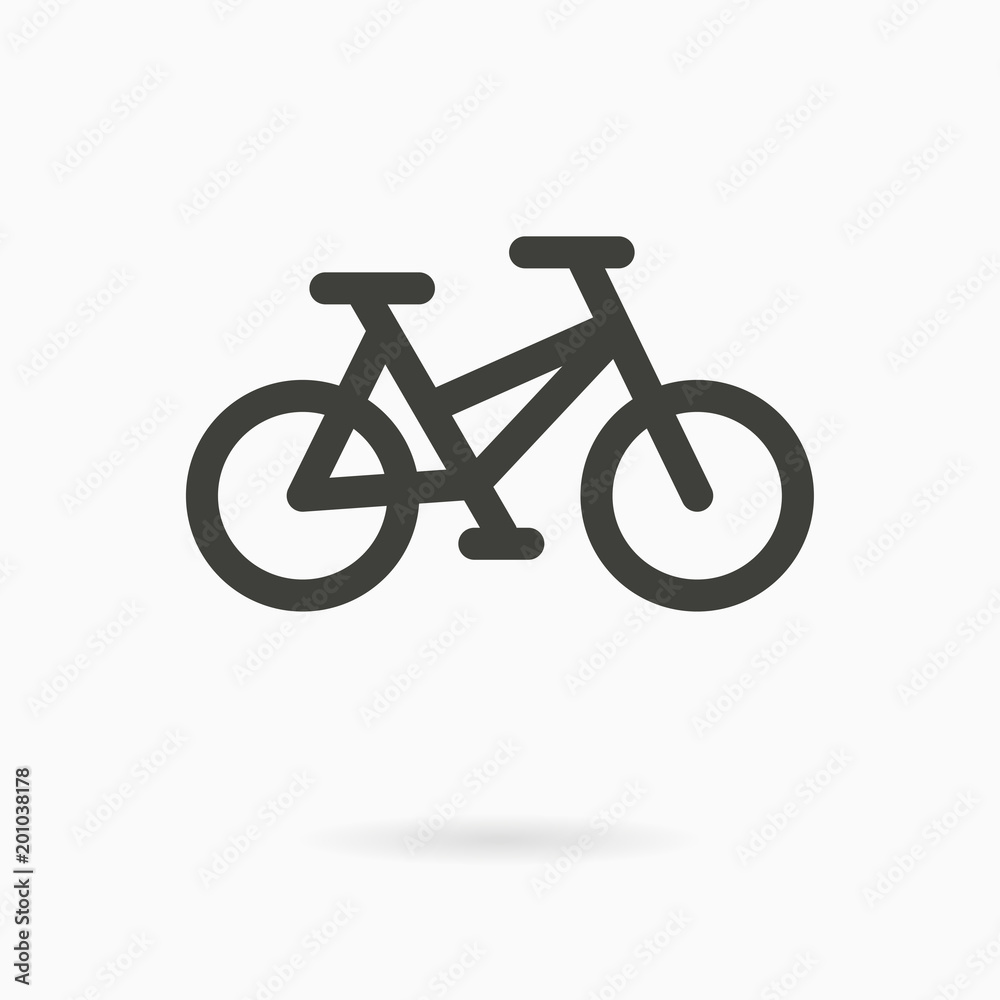 Bicycle - vector icon Bicycle - vector icon