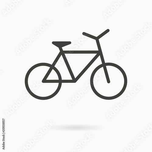 Bicycle - vector icon