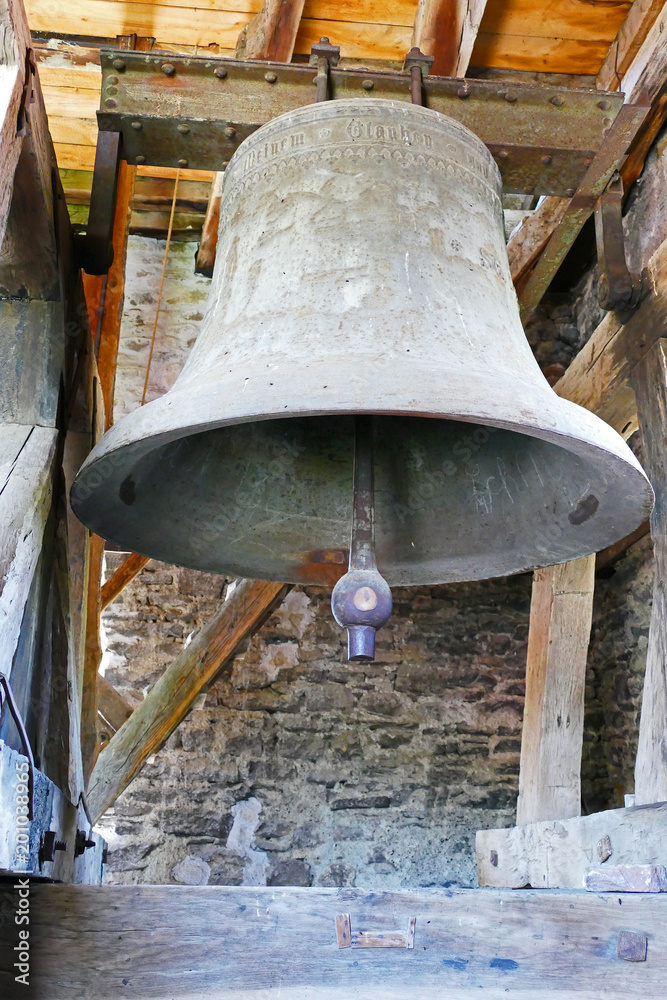 Fototapeta premium Church bell in the belfry