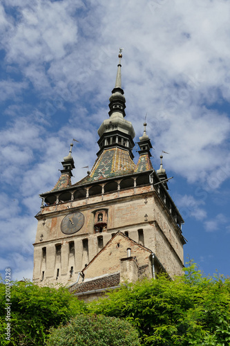 Romania, in the old town of Sighisoara, the Clock Tower