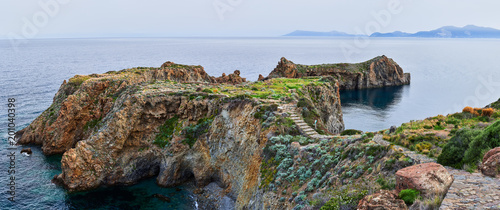 Panarea island Prehistoric Village, Aeolian islands, Sicily, Italy
