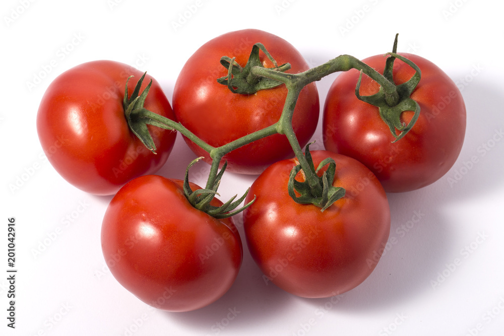 Tomatoes isolated on white background Tomatoes isolated on white background