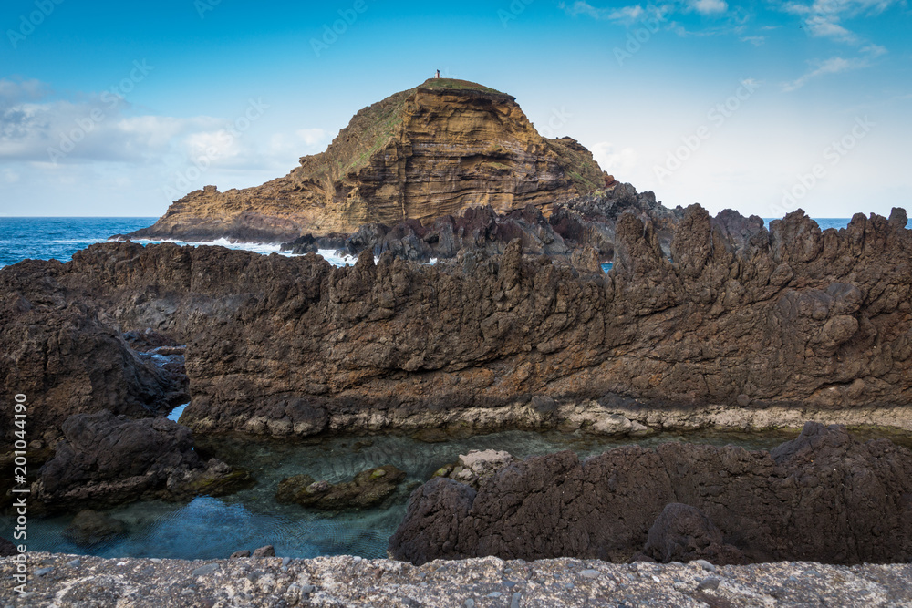 Natural pools in Porto Moniz in Madeira island, Portugal Natural pools in Porto Moniz in Madeira island, Portugal