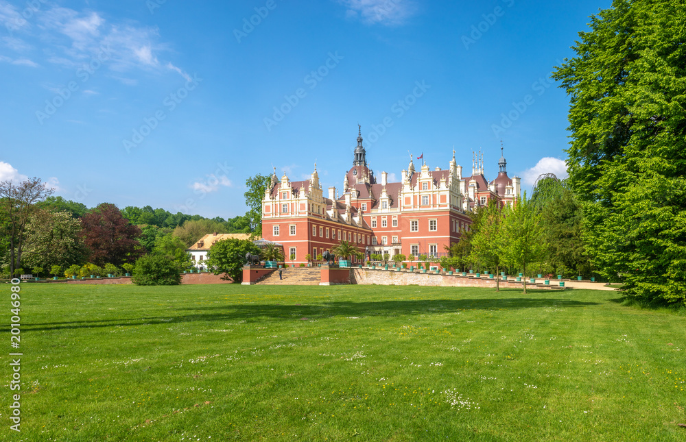 Bad Muskau castle and Muskauer Park Bad Muskau castle and Muskauer Park