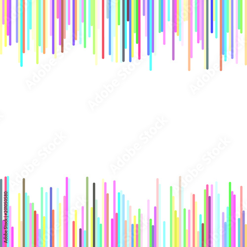Modern abstract geometrical background from vertical stripe pattern in multicolored tones - vector graphic design