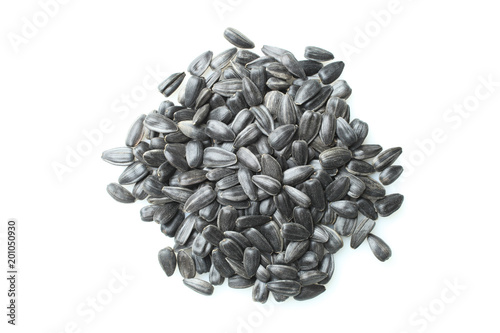 Pile of sunflower seeds.