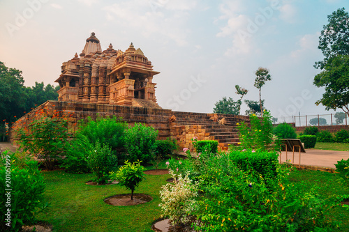 Western Group of Temples, ancient architecture in khajuraho, India