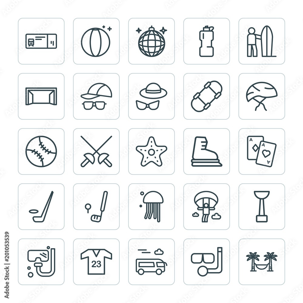 Modern Simple Set of sports, travel Vector outline Icons. ..Contains such Icons as t-shirt, equipment, knight, transportation, extreme and more on white background. Fully Editable. Pixel Perfect Modern Simple Set of sports, travel Vector outline Icons. ..Contains such Icons as t-shirt, equipment, knight, transportation, extreme and more on white background. Fully Editable. Pixel Perfect