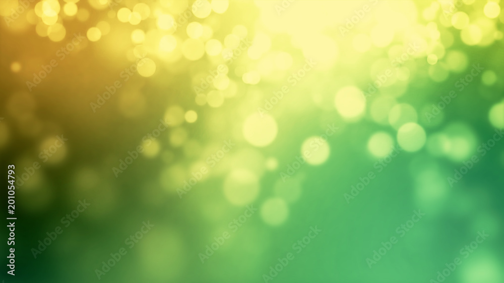3D rendering light blur of light spots for the background. Abstract Bokeh Lights Background