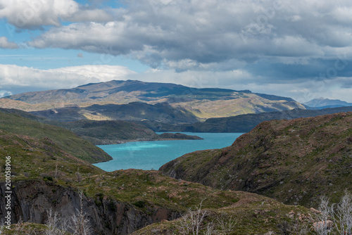 Glacier Lake Nestled in Patagonia 