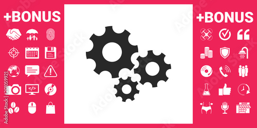 Gears wheel - Settings icon