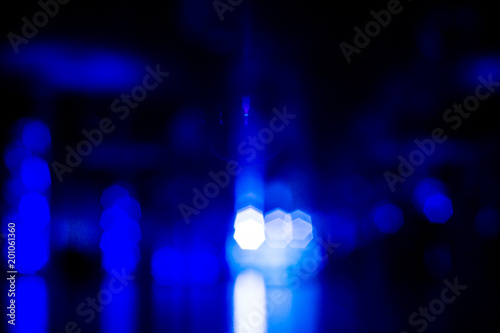 blue blisters on a dark background. Abstraction. photo