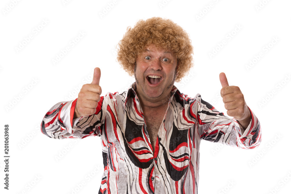 An excited thumbs up from a cool dude. Stock Photo | Adobe Stock