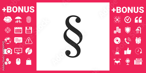 Paragraph icon symbol