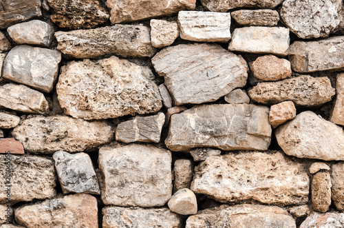 abstract background texture of stone blocks wall