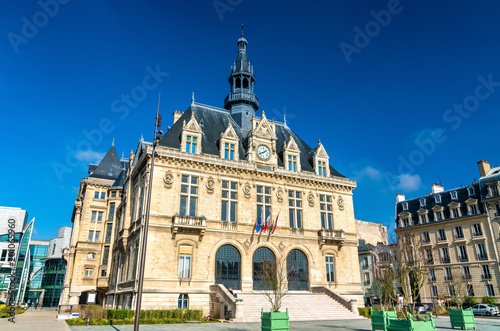 Mairie de Vincennes, the town hall of Vincennes near Paris, France photo