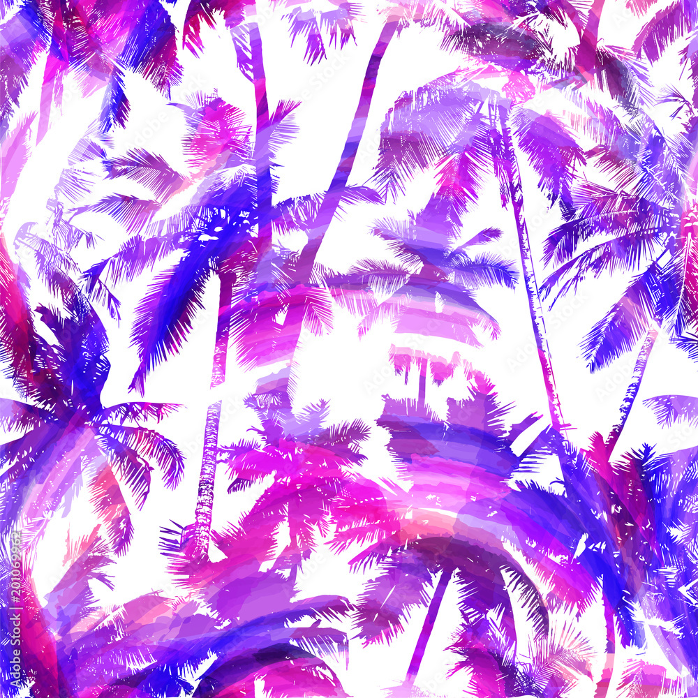 Fototapeta premium seamless palm pattern