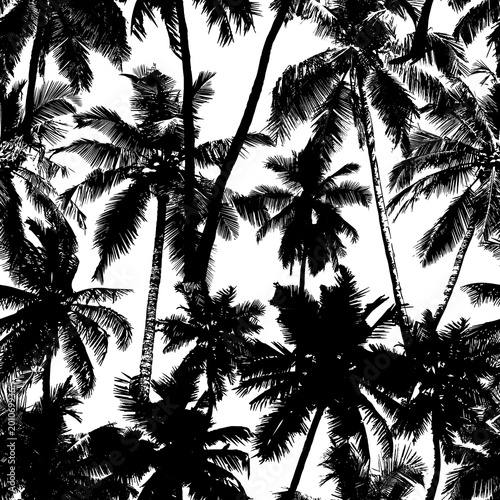seamless palm pattern