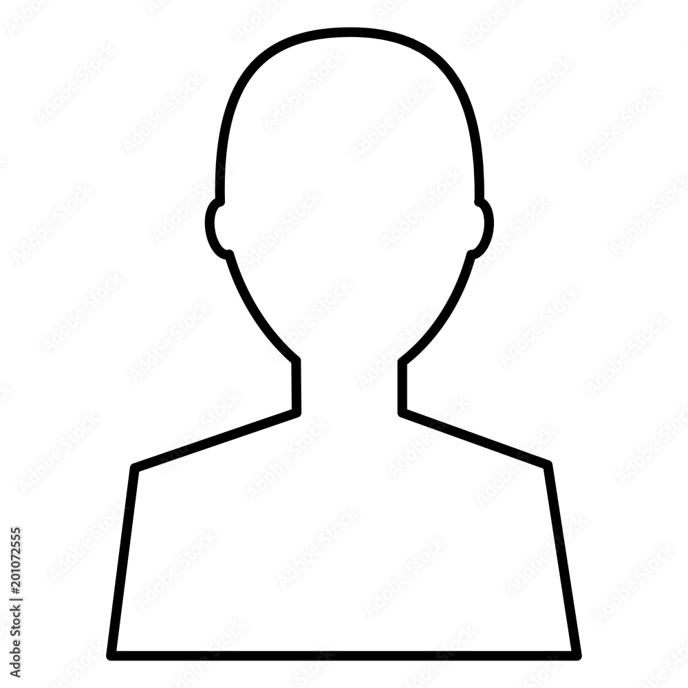 silhouette man character icon vector illustration design