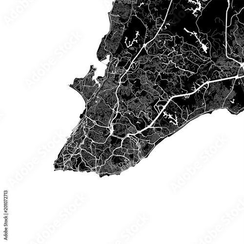 Area map of Salvador, Brazil