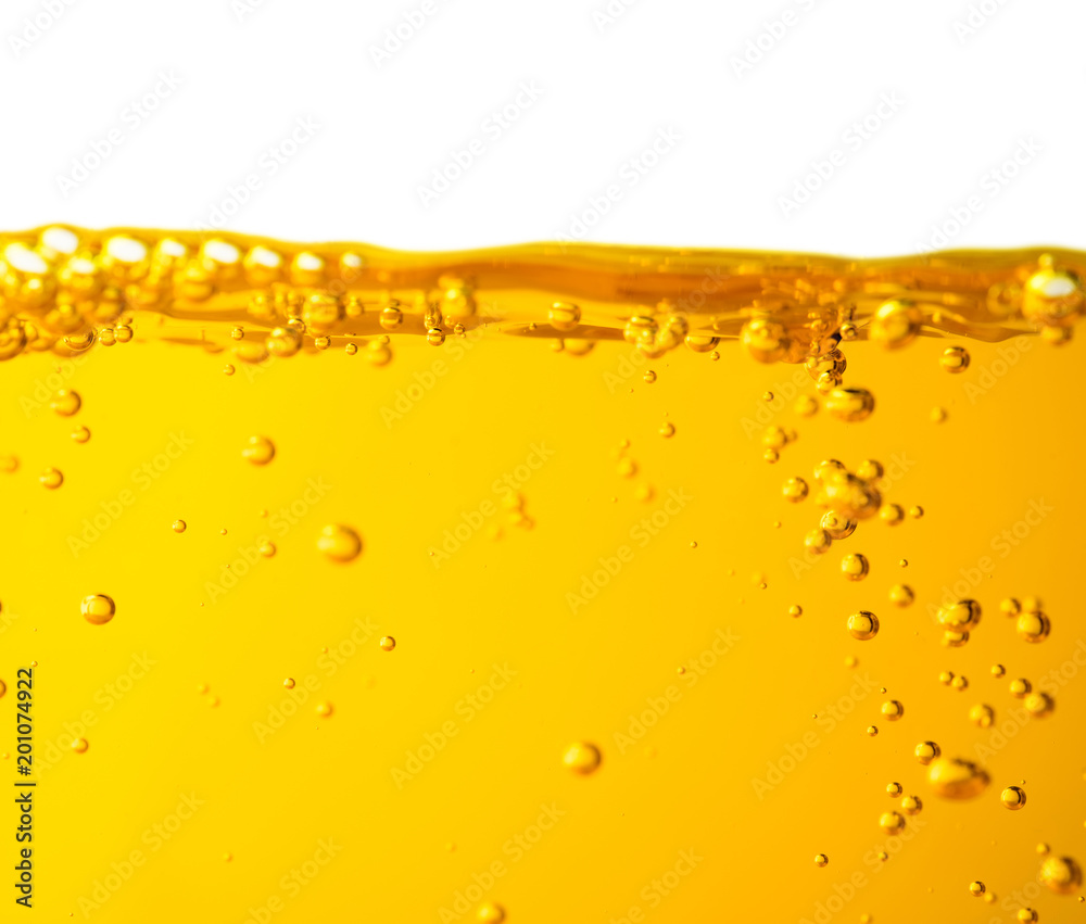 Liquid diesel oil motor car or juice syrup yellow water color with bubble Liquid diesel oil motor car or juice syrup yellow water color with bubble