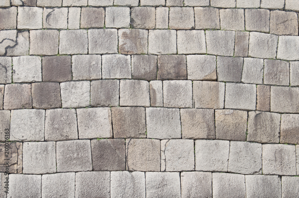 Wall pattern at The East garden of The Imperial Palace