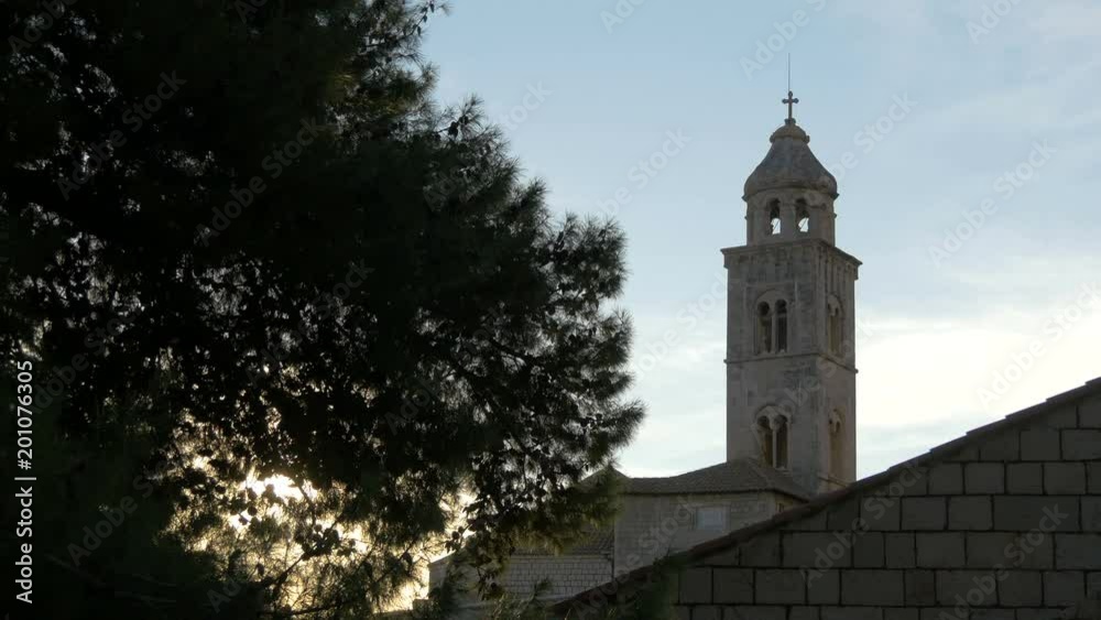 The Dominican Church's tower, Dubrovnik The Dominican Church's tower, Dubrovnik