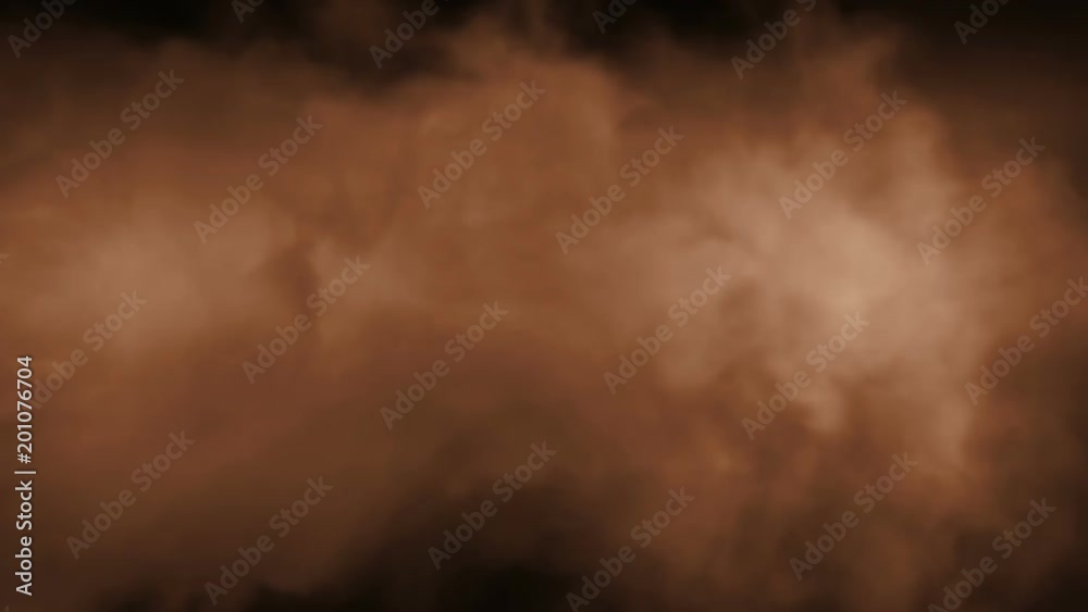 High Quality warm Smoke Background Looped on black screen, 30 ips, High Definition Pre-Keyed stock footage element for compositing. Ideal for visual effects & motion graphics. 