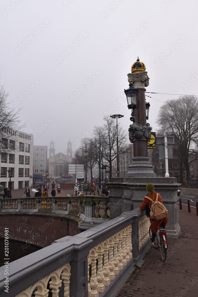 Fototapeta premium walk in Amsterdam