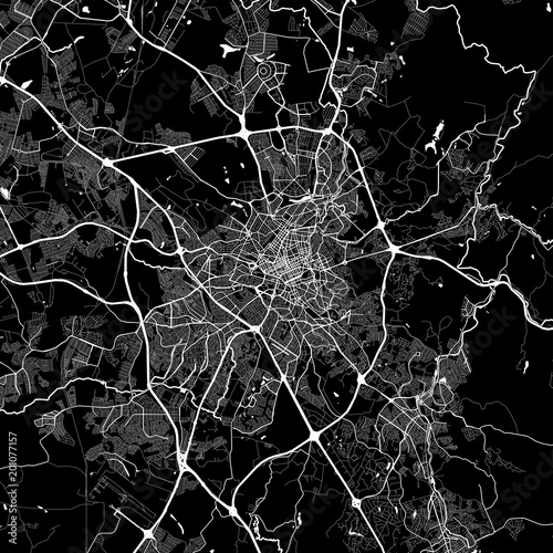 Area map of Campinas, Brazil