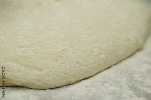 Fresh bread dough 
