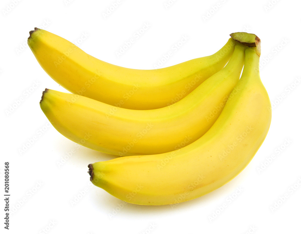 Bunch of bananas isolated on white background Bunch of bananas isolated on white background