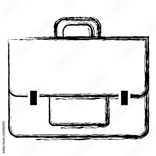 grunge briefcase object to save document paper photo