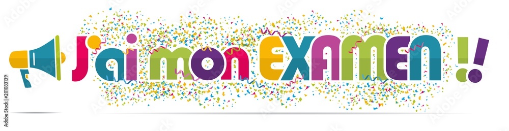Obraz premium j'ai mon examen