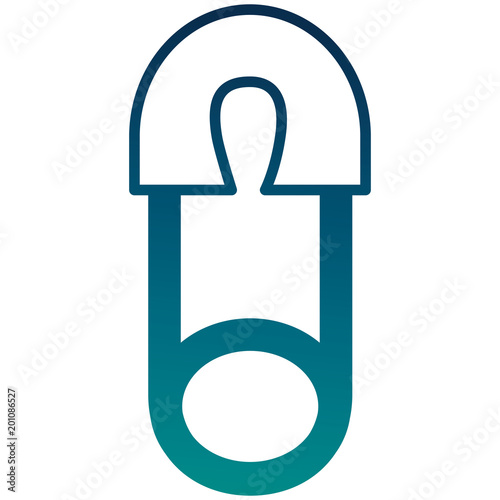 baby clothes pin icon vector illustration design