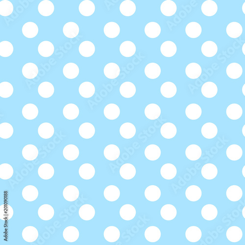 Seamless Background with polka dot pattern. Polka dot fabric. Retro vector background or pattern.