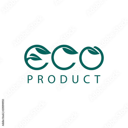 eco logo vector.