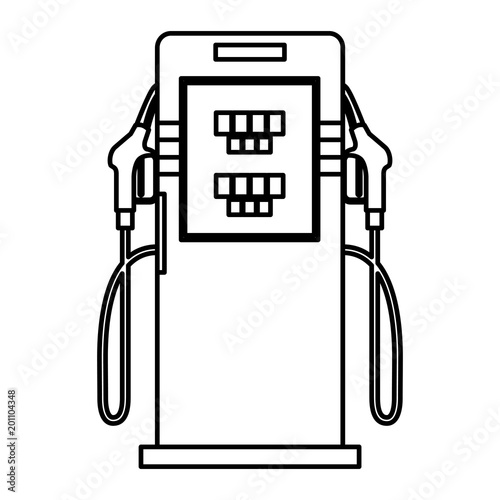 energy fuel pump icon vector illustration design