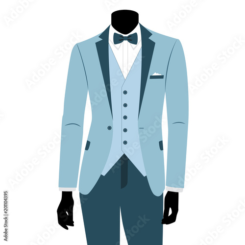 Wedding men's suit and tuxedo. 