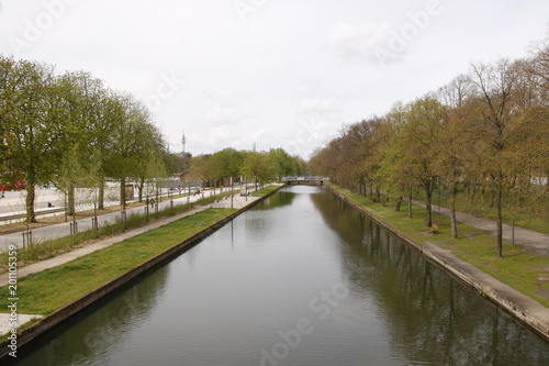 Canal du Parc de la Citadelle à Lille, Nord