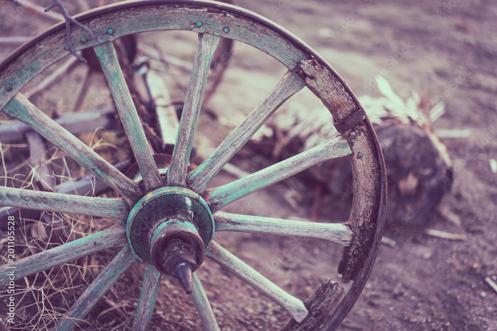 Old Cart Wheel