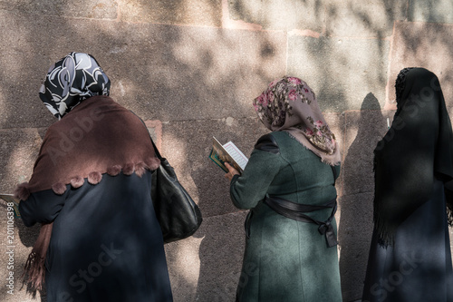praying women, Ankara Haci Bayram Moschee photo
